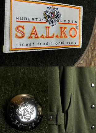Легендарное традиционное тирольское пальто хубертус salko austria винтаж лоден австрийское винтажное унисекс шерстяное альпака шерсть оверсайз9 фото