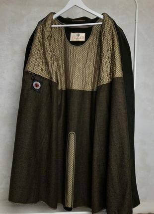 Легендарное традиционное тирольское пальто хубертус salko austria винтаж лоден австрийское винтажное унисекс шерстяное альпака шерсть оверсайз7 фото