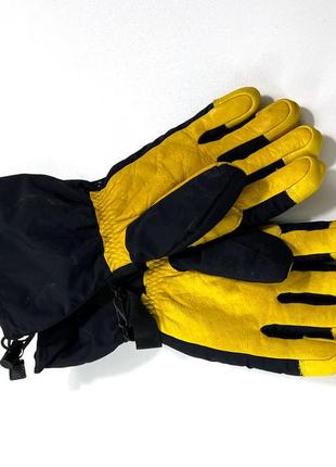 Перчатки ozero, дуже теплі з шкіряними вставками,