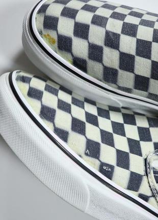 Винтажные vans slip on checkerboard. кеди венс шашка sk8 pro old school vintage sb converse era cons skate6 фото