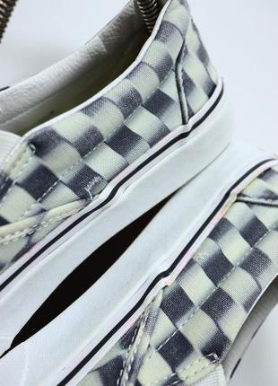 Винтажные vans slip on checkerboard. кеди венс шашка sk8 pro old school vintage sb converse era cons skate8 фото