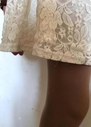 Нарядное нежное платье ажур сетка river island размер 14 (можно с s)7 фото