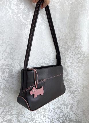 Кожаная сумка багет radley оригинал, натуральная кожа2 фото