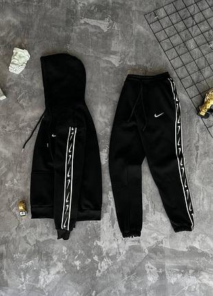 Теплый спортивный костюм nike черный