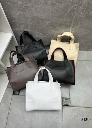 Черная практичная женская сумка сумочка9 фото