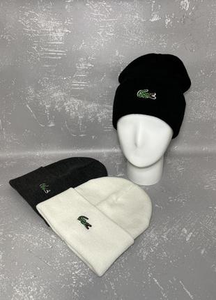 Шапка з вишивкою lacoste