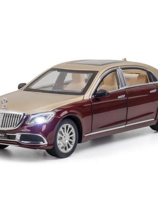 Машинка mercedes-maybach s680 игрушка металлическая коллекционная