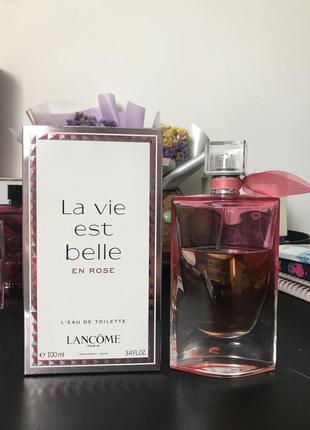 Туалетна вода lancome la vie est belle en rose1 фото