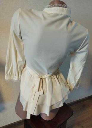 Женская рубашка с длиним рукавом красивая кофточка блузка недорого4 фото