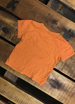 Детская хлопковая футболка с принтом primark (примарк 12-18 мес 80-86см идеал оригинал разноцветная)2 фото