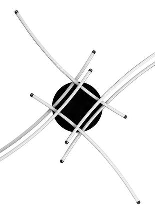 Світлодіодна люстра amor 50w 4000k чорний