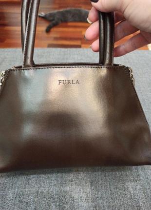 Оригинальная кожаная сумка furla1 фото