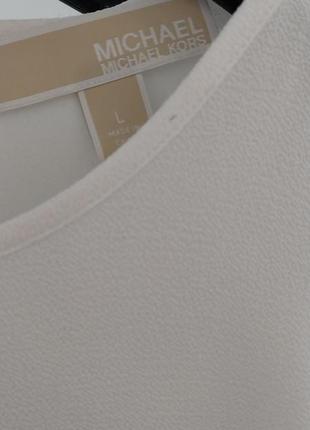 Белая футболка блуза элегантная классическая л2 фото