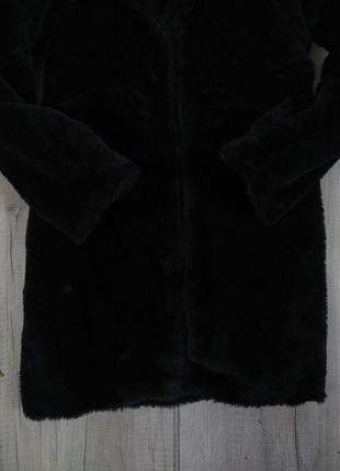 Черная шуба для девочки xichilu искусственный мех размер 1467 фото