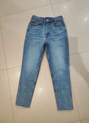 Джинсы h&m с высокой посадкой