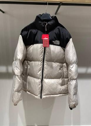 Знижка зимова куртка унісекс the north face 700 light beige