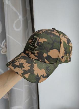 Кепка бейсболка new era la dodgers mlb military cap1 фото