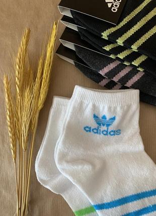 Шкарпетки носки жіночі короткі adidas