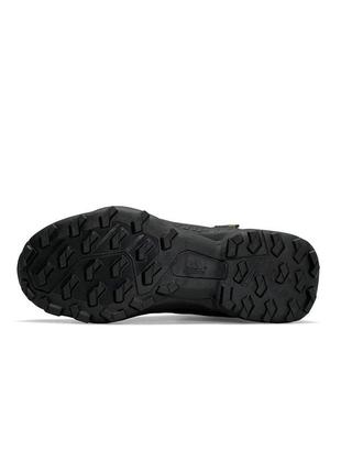 Зимние мужские кроссовки adidas terrex gore-tex cordura all black fur#адидас5 фото