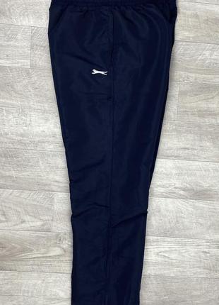 Slazenger штаны l размер прямые спортивные синие оригинал9 фото