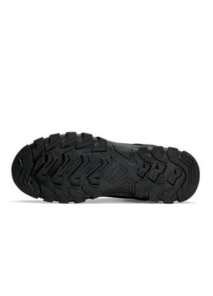 Зимние мужские кроссовки nike rivah gore-tex black gray fur#найк3 фото