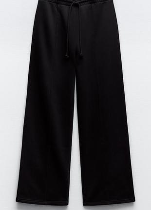 Новые спортивные штаны wide-leg zara