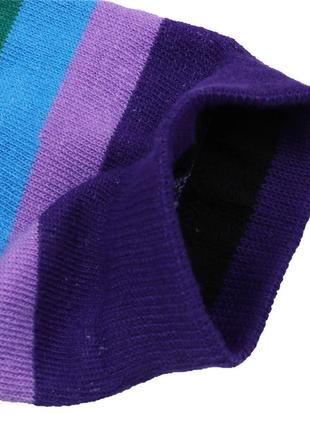 Гольфы выше колена полосатые 1139 разноцветные заколенки яркие полоски чулки длинные носки в полоску7 фото