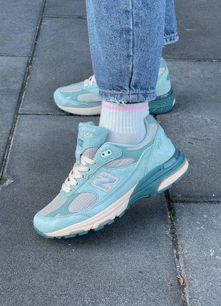 Жіночі кросівки new balance joe freshgoods x 993 made in usa 'performance art - arctic blue'6 фото