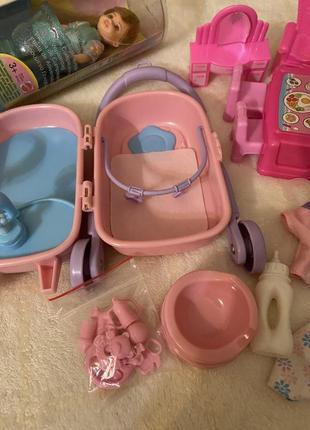 Чемодан - люлька- ванна куколка, себель.  цена за все!4 фото