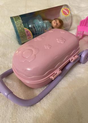 Чемодан - люлька- ванна куколка, себель.  цена за все!3 фото