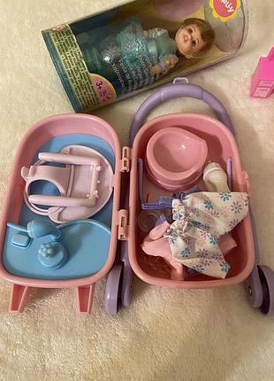 Чемодан - люлька- ванна куколка, себель.  цена за все!2 фото