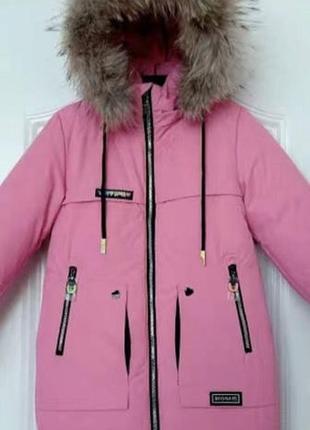Зимняя куртка для девочек6 фото