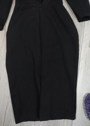 Женское платье с рукавом три четверти чёрное vero moda размер m3 фото