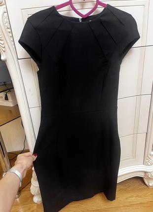 Платье черное классическое h&amp;m размер 36 (8) s наше 422 фото