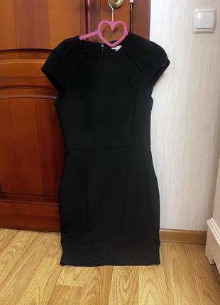 Платье черное классическое h&amp;m размер 36 (8) s наше 424 фото