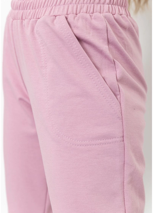 Спорт штани жіночі двонитка, колір пудровий, 226r0304 фото