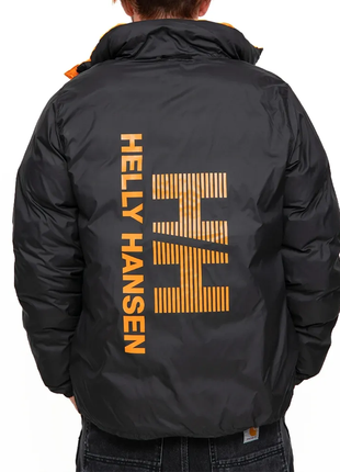 Зимняя куртка пуховик helly hansen reversible jacket (s по xl) оригинал6 фото