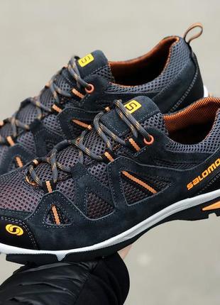 Кроссовки salomon ultra track кожа нубук сетка3 фото