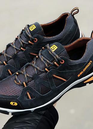Кроссовки salomon ultra track кожа нубук сетка4 фото