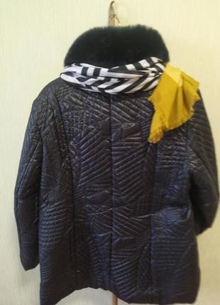 Куртка жіноча зимова з натуральним хутром2 фото