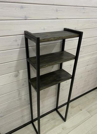 Стелаж в стилі loft у ванну кімнату полки лофт