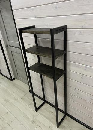 Стелаж в стилі loft у ванну кімнату полки лофт