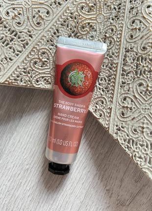 В наличии the body shop крем для рук веганский с клубникой