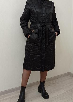 Плащ теплий, пальто стьобане, пуховик