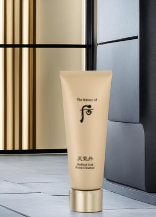 The history of whoo radiant soft foam cleanser 35ml, зволожувальна, омолоджувальна пінка для вмивання з7 фото