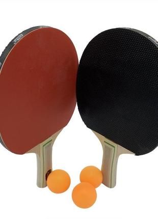 Набор для настольного тенниса "cima" ne-cm-7 ( 2 ракетки, 3 шарика)3 фото