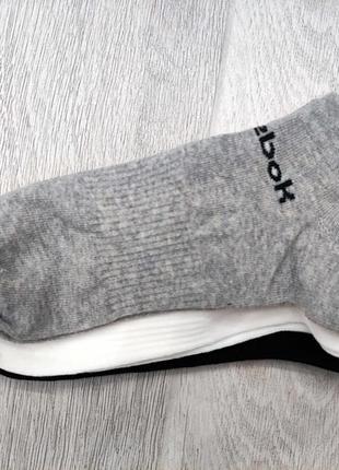 Набор спортивных носков 3 штук размер 43-45 reebok low cut sock оригинал 3 цвета2 фото