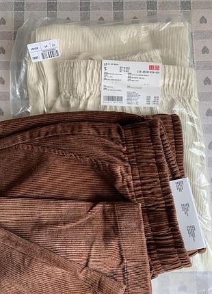 Вельветовые брюки uniqlo