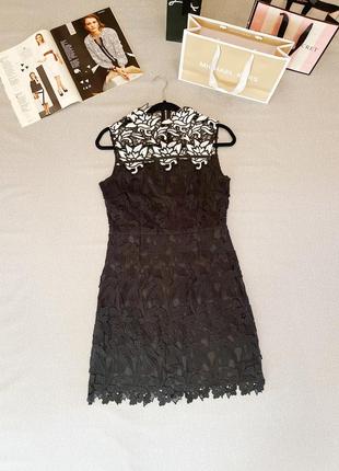 Шикарное кружевное платье topshop