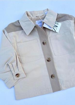 Zara  котонова куртка рубашка піджачок дуже стильна 🔥склад тканини: 100% бавовна5 фото